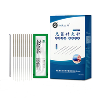 Aiguilles d'acupuncture chinoises stériles personnalisées de différentes tailles avec tube, 500 pièces, pour acupuncture à sec