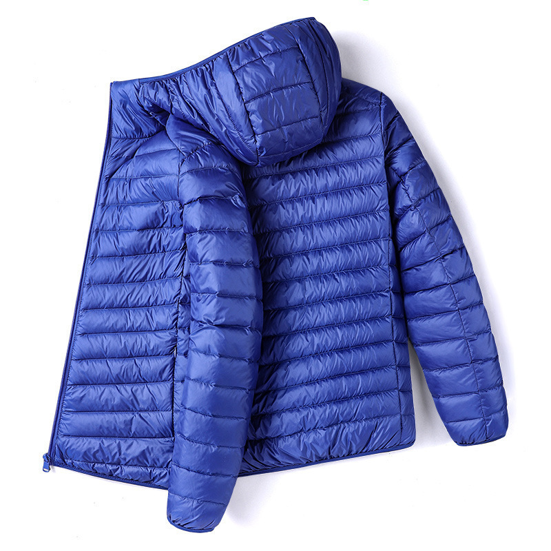 Azul real [chaqueta de algodón con capucha]