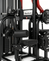 Machine de tirage vertical à charge par plaques, en acier, sécurisée, pour exercices assis dorsaux, avec poignée à deux angles, durable, réglable, pour salle de sport commerciale