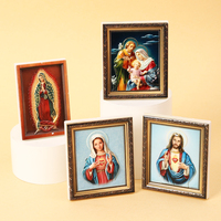 Recuerdo Turístico Religioso con Tema de Jesús, Material de Resina/Poliuretano/PP, Diseño Moderno, Duradero, Irregular, Mediano, Apto para Aniversarios