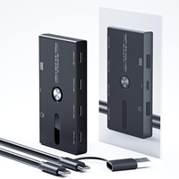Hub USB C de 6 Puertos, Divisor Tipo-C y USB 3.2 a USB C para PC, Laptop, MacBook Pro/Air, iMac, Surface Pro, Chromebook