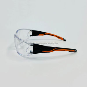 Lunettes de sécurité sans monture en polycarbonate WELTA CE EN16321 ANSI Z87, verres anti-buée/anti-rayures, équipement de protection individuelle, verres de protection - Product Image 2