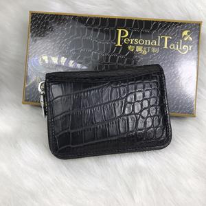 Porte-cartes pour homme en cuir de crocodile 100% authentique, portefeuille de luxe pour cartes, idéal pour un cadeau et un usage quotidien - Product Image 6