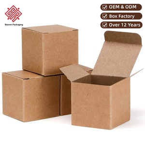 Petites boîtes d'emballage carrées en carton blanc pour bonbons et photos, mini boîtes artisanales pour aromathérapie avec fermeture à pression, recyclables - Product Image 1