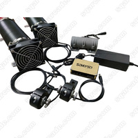 Simulateur de course USB Plug-and-Play Cockpit avec kit de volant Pilotes de jeu universels à vibration pour pédale d'intérieur