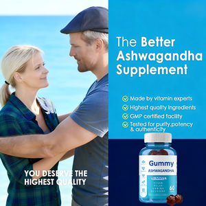 Fabricant professionnel de compléments vitaminiques <span class=keywords><strong>anti</strong></span>-<span class=keywords><strong>stress</strong></span>, gommes à l'ashwagandha, sans danger pour les adultes - Product Image 6