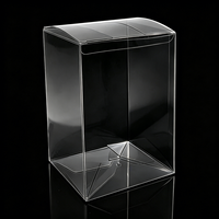 Boîte d'emballage pliable en PET/PVC transparente de 6 pouces pour bougies, personnalisable avec gaufrage, autocollants et artisanat, fabriquée en usine OEM