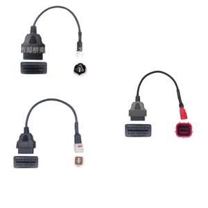 <b>OBD</b> 16 Pin To 6 Pin Adapter Cable For Honda Yamaha Motorcycle Wiring Harness 12 V <b>Diagnostic</b> <b>Tool</b> - Product Image 1