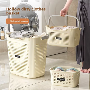 Organisateur de vêtements en polyester <span class=keywords><strong>Imo</strong></span> ajouter plus de stockage ménage salon panier de rangement moderne plante panier à linge - Product Image 6