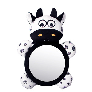 Baby Rear Facing Toddler Baby Car <strong>Mirror</strong> Interior <strong>Mirror</strong> for <strong>Back</strong> <strong>Seat</strong> Cow Zebra Design - Product Image 1