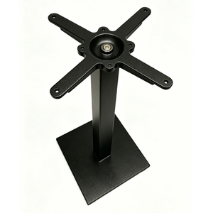 Base de table <span class=keywords><strong>en</strong></span> fonte noire, best-seller, vente <span class=keywords><strong>en</strong></span> gros, bases de table modernes <span class=keywords><strong>en</strong></span> <span class=keywords><strong>métal</strong></span>, bases carrées de haute qualité pour usage extérieur - Product Image 2
