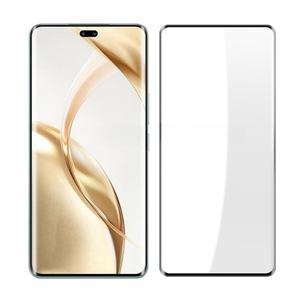 Protection d'écran incurvée 3D 0,18 mm pour Honor 500 Pro X50 Magic 8 Pro, colle intégrale, HD transparente, verre trempé avec <span class=keywords><strong>verrouillage</strong></span> par empreinte digitale, Mate 80 - Product Image 1