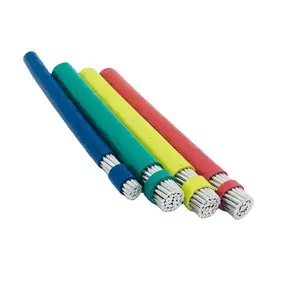 0.6/1kv standard YJLV22 3*240+1 mm aluminum 3 phase PVC insulated flexible power cable