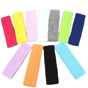 promotional gift cheap custom embroidered elastic sports head band