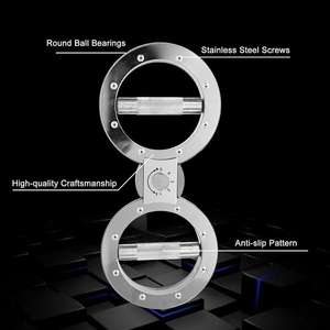 Ejercitador de Antebrazos Ajustable de Acero Inoxidable, Entrenador de Brazos Ergonómico para Fortalecimiento Muscular, Equipo de Fitness - Product Image 6