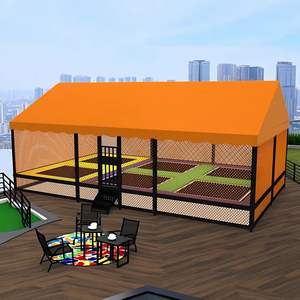 Aire de jeux intérieure pour enfants pour enfants, Grand parc de trampoline commercial, Équipement de parc de trampoline intérieur de conception personnalisée - Product Image 4