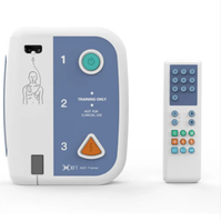 AMAIN CE Simulateur de défibrillateur externe automatique Entraîneur AED en espagnol et en anglais Entraîneur de défibrillateur AED
