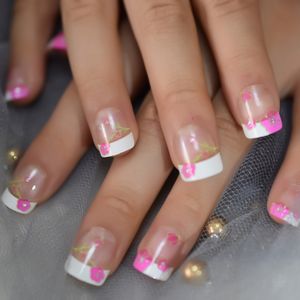 Unghie finte per bambini bellezza colorata per bambina unghie artificiali Squoval per bambini di alta qualità - Product Image 4