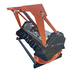 Broyeur forestier hydraulique à tambour pour chargeuse compacte, déchiqueteuse de bois de 72 pouces pour le défrichement des terres - Product Image 1