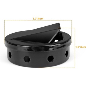 อุปกรณ์บาร์บีคิวกลางแจ้ง สแตนเลส กล่องใส่เครื่องเทศบาร์บีคิว ถ่านรมควัน ตะแกรงย่างถ่านแบบมีรูระบายอากาศ - Product Image 6