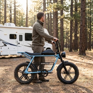 Vélo électrique tout-terrain robuste avec fourche à suspension avant, pédalier robuste pour les voyages en <span class=keywords><strong>camping</strong></span>-car et les excursions en plein air - Product Image 1