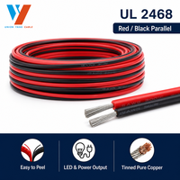 Kabel Tembaga Berlapis Email AWM UL2468 Multi Core Ribbon Cable 2 3 4 6 Pin 26AWG Kawat Tembaga Pipih Berlapis Timah untuk Kabel Harness Panel Kontrol