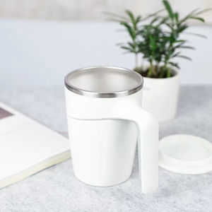 Taza de Té LM LM25375 de Acero Inoxidable + ABS de 470 ml, Portátil, Clásica, Antiderrames, Antideslizante, con Ventosa para Uso Doméstico - Product Image 6