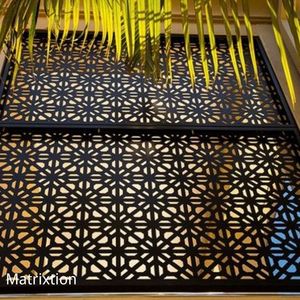 Tấm Cắt <span class=keywords><strong>Laser</strong></span> Họa Tiết Nghệ Thuật Trang Trí Nhà Cửa Vách Ngăn Bằng Kim Loại Vách Ngăn Phòng Vườn Màn Hình Nhôm Mỹ Hiện Đại Mig-29 - Product Image 6