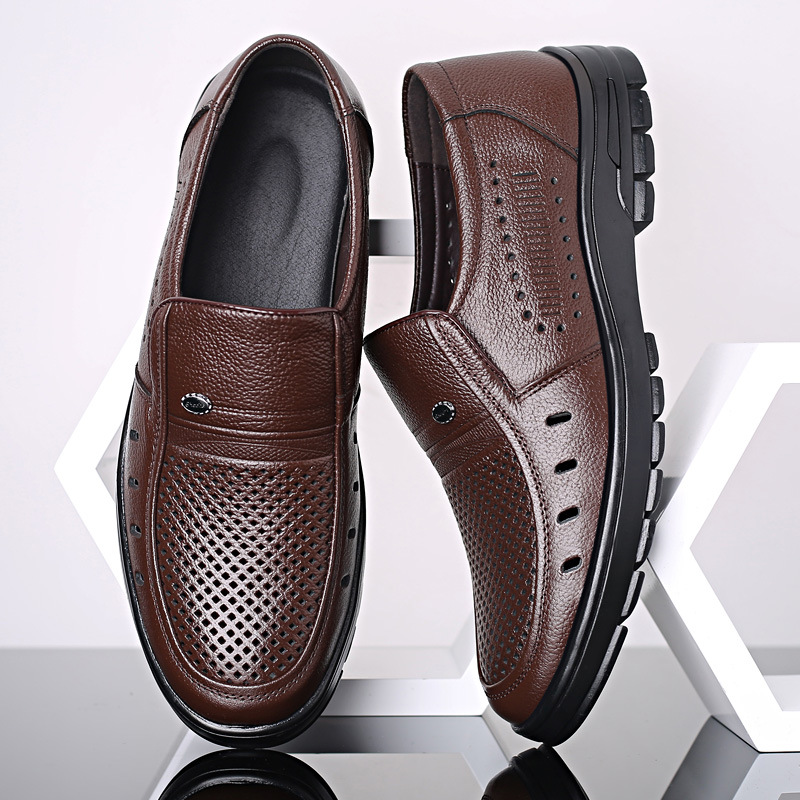 Brown openwork style