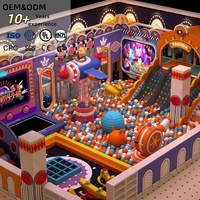 Équipement de jeu intérieur personnalisé : Château PAGODA, Aire de jeux Thème Avion, Piscine à balles, Trampoline, Écran interactif, Mur d'escalade |   OEM&ODM