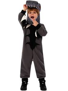 Nuevo Mono de Fiesta para Niños, Disfraz de Dinosaurio con Accesorios para la Cabeza, Disfraz de Halloween para Niños - Product Image 5