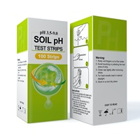 Kit de test de pH du sol portable à 100 % de précision, solution 3.5-9 pour légumes et plantes hydroponiques, support OEM et ODM personnalisé