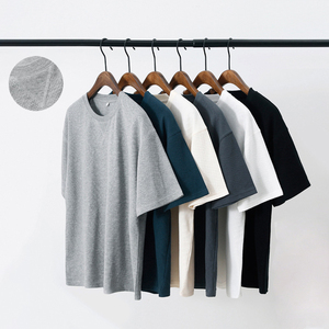 Camiseta de gofres de gran tamaño Camiseta gruesa de poliéster de algodón en blanco para diseños gráficos - Product Image 2
