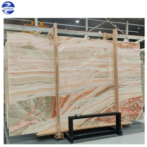 Cầu vồng đầy màu sắc Onyx Đá Cẩm Thạch tấm lớn Onyx ngọc bích đá cẩm thạch tường gạch khách sạn biệt thự sang trọng đa màu Onyx khối - Product Image 3