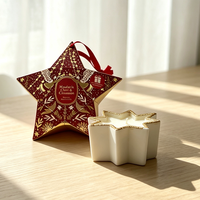 Bougie parfumée de luxe en cire de soja dans un bocal en verre, design personnalisé, parfum artisanal, coffret cadeau décoratif, longue durée, avec logo.