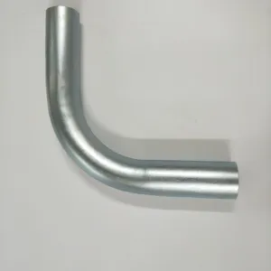 3 inch GI Mandrel pipe bend 1.5 mm thick 90 degree short / long radius elbow for exhaust pipe or vacuum pipe system