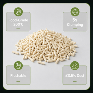 <span class=keywords><strong>Litière</strong></span> pour <span class=keywords><strong>chat</strong></span> en tofu de qualité supérieure, biodégradable, respectueuse de l'environnement, naturelle, vente en gros, approvisionnement en vrac, usine - Product Image 2