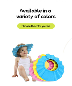 Venta al por mayor ajustable infantil Shampoo Cap impermeable Baby Shower Cap para la hora del baño - Product Image 2