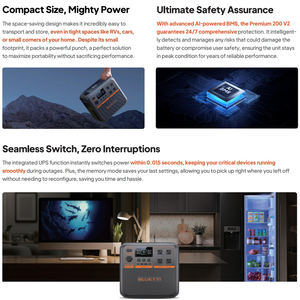 <span class=keywords><strong>BLUETTI</strong></span> Petite Centrale Électrique Portable Haute Puissance 2kW 2400W 3000W 3kW pour Activités Industrielles avec Recharge <span class=keywords><strong>Solaire</strong></span> - Product Image 4