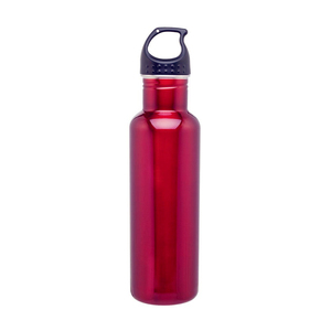 Bouteille d'eau en acier inoxydable à paroi simple de grande capacité 750 ml, promotion bon marché, cadeau, anti-fuite, bouteilles de cyclisme avec bouchon à boucle - Product Image 1