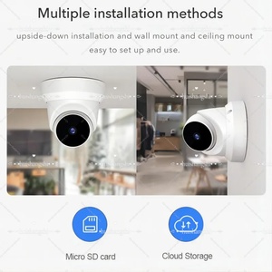 V380 Pro PTZ 5MP Wireless WiFi IP Smart Home Security Turret Cameras <b>Night</b> Vision Indoor Ceiling Two-way Audio CCTV Dome <b>Camera</b> - Product Image 2