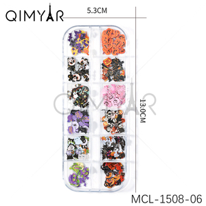 <span class=keywords><strong>2020</strong></span> nueva llegada Navidad y Halloween y la flor y hoja de diseño de lentejuelas para arte de <span class=keywords><strong>uñas</strong></span> - Product Image 4