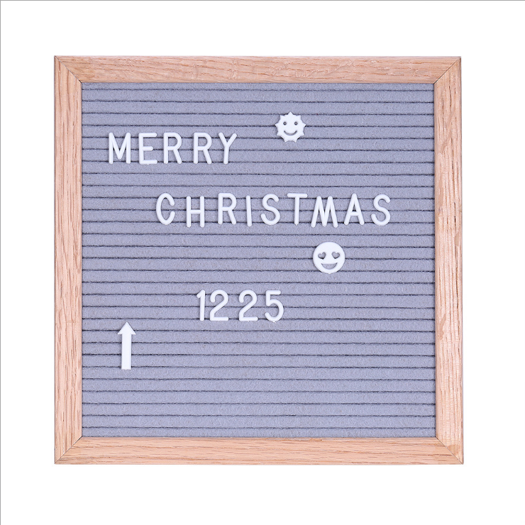 Лидер продаж, деревянная доска для письма, 10x10 дюймов, войлочная доска для письма с цветными буквами