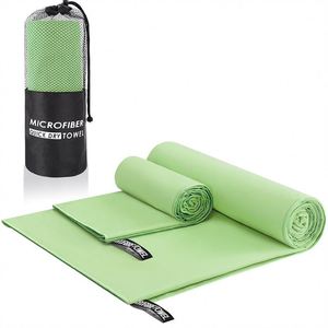 Customizable Woven Polyester Microfiber Workout Sports Towel Quick-Dry Cooling Embroidered Logo Plain Solid Rectangle Compressed - Product Image 6