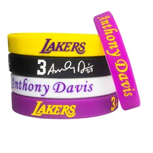 Hot Sale Durable Various Styles Basketball Customised Basketball Debossed Silicone Wristband