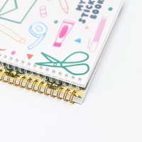 Venta de rebajas personalizada, pegatinas de colección, impresión de libros, cubierta de dibujos animados, pegatina, libro de colección, diario con logotipo