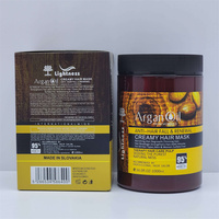 Shampooing et revitalisant de la série de soins capillaires à l'huile d'argan naturelle sans sulfate, design populaire, Maroc