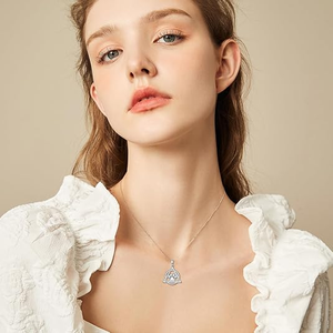 गर्म बिक्री S925 स्टर्लिंग सिल्वर नेकलेस थेरियन प्रतीक पंजा महिलाओं के लिए गहने - Product Image 2