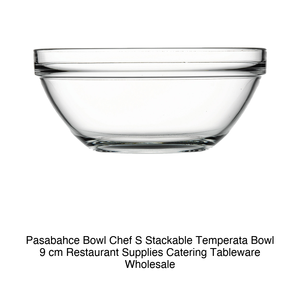 Bol en verre trempé empilable Chef's 9 cm Pasabahce - Product Image 2