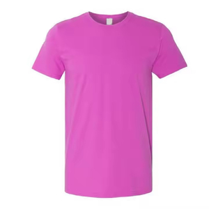 Design moderne Slim Fit 100% coton T-shirts d'affaires décontractés Tissu tricoté doux extensible T-shirts décontractés en gros - Product Image 4